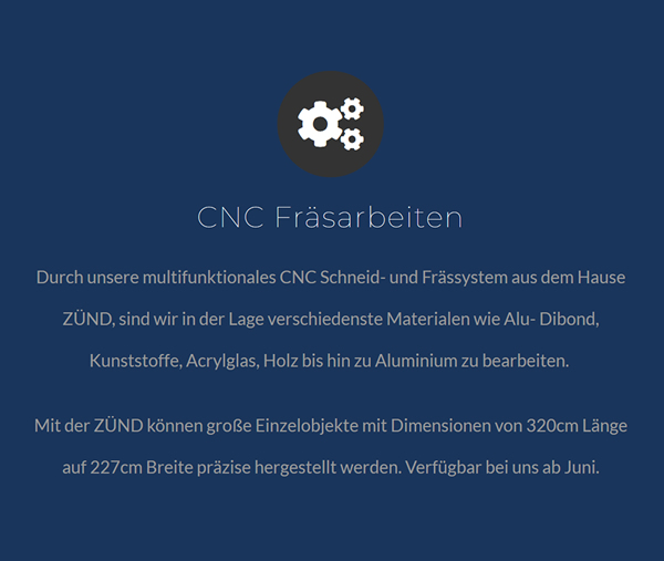 CNC Fraesarbeiten im Raum  Esslingen (Neckar)